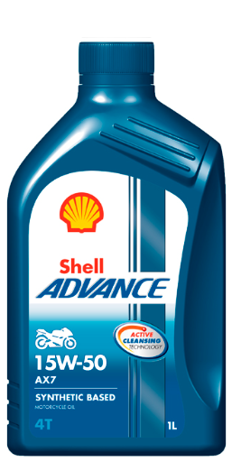 Shell Advance 4T AX7 15W-50 1 L