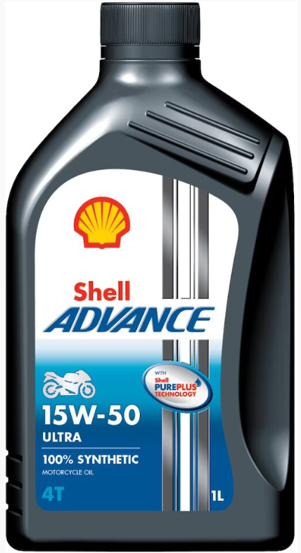 Shell Advance 4T Ultra 15W-50 1 L