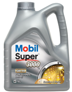MOBIL SUPER 3000 X1 5W40	4x4 Ltr Kanister