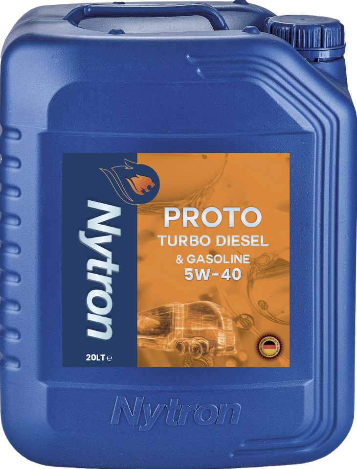 NYTRON PROTO TURBO DIESEL 5W/40 CK-4/SN	1x20Ltr Pail