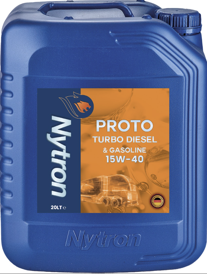 NYTRON PROTO TURBO DIESEL 15W/40 CI-4/SL	1x20Ltr Pail
