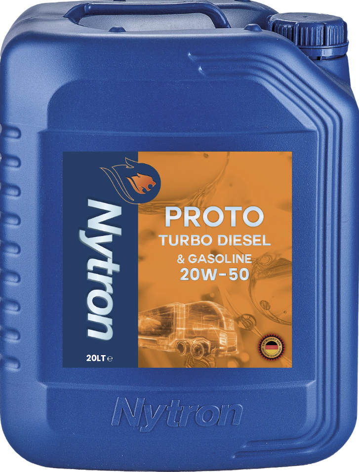 NYTRON PROTO TURBO DIESEL 20W/50 CH-4/SL	1x20Ltr Pail